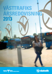 Västtrafiks årsredovisning 2013